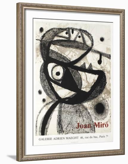 Expo 83 - Galerie Maeght-Joan Miro-Framed Collectable Print