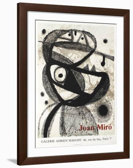 Expo 83 - Galerie Maeght-Joan Miro-Framed Collectable Print