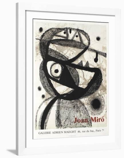 Expo 83 - Galerie Maeght-Joan Miro-Framed Collectable Print