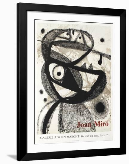 Expo 83 - Galerie Maeght-Joan Miro-Framed Collectable Print