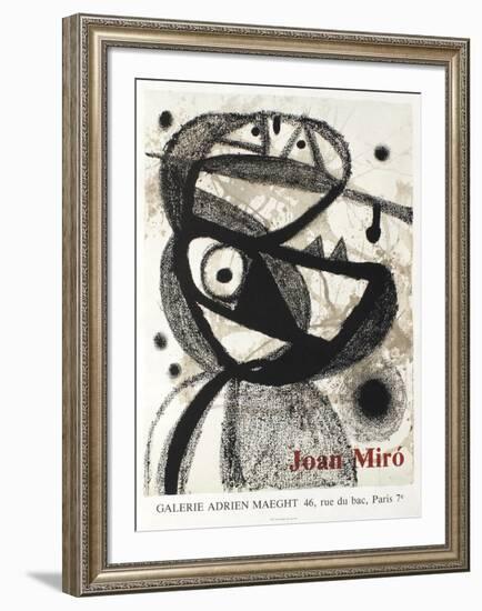 Expo 83 - Galerie Maeght-Joan Miro-Framed Collectable Print