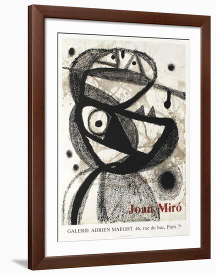 Expo 83 - Galerie Maeght-Joan Miro-Framed Collectable Print