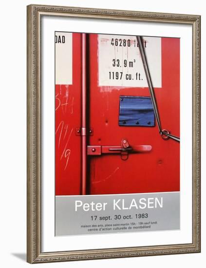 Expo 83 - Montbéliard-Peter Klasen-Framed Collectable Print