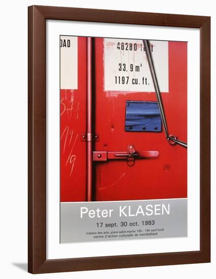 Expo 83 - Montbéliard-Peter Klasen-Framed Collectable Print