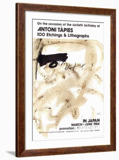 Expo 84 - In Japan-Antoni Tapies-Framed Collectable Print
