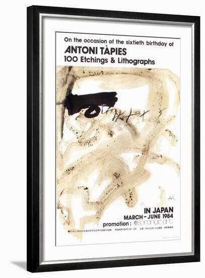 Expo 84 - In Japan-Antoni Tapies-Framed Collectable Print