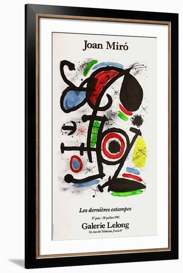 Expo 87 - Galerie Lelong-Joan Miro-Framed Premium Edition