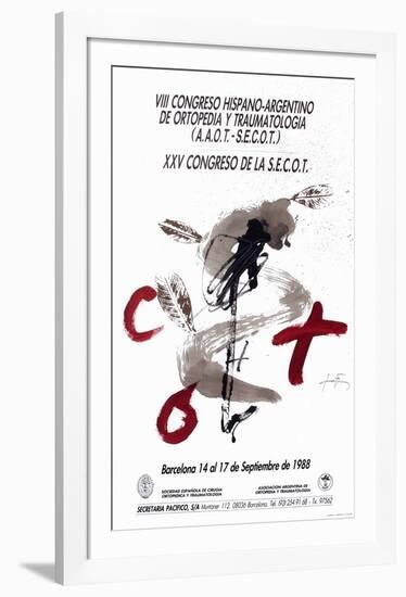 Expo 88 - Congresso de Ortopedia-Antoni Tapies-Framed Collectable Print