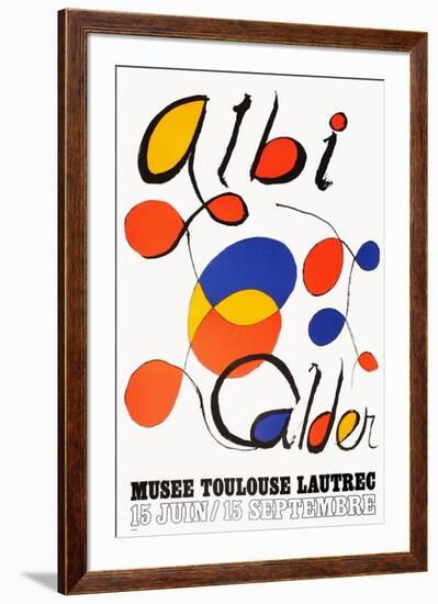 Expo Albi-Alexander Calder-Framed Premium Edition