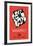 Expo Art Basel 83 - Echecs fond rouge-Victor Vasarely-Framed Collectable Print