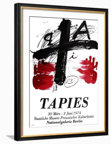 Expo Berlin-Antoni Tapies-Framed Collectable Print