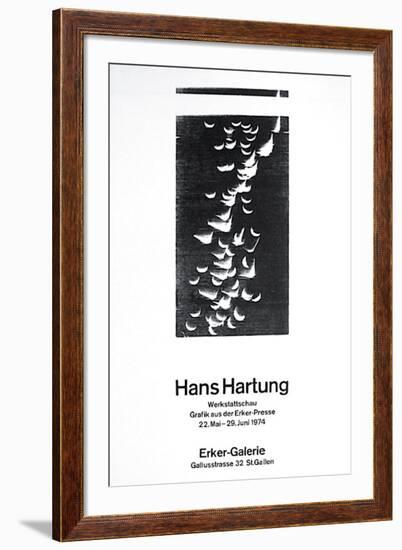 Expo Ecker Galerie-Hans Hartung-Framed Premium Edition