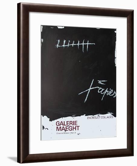 Expo Encres et collages-Antoni Tapies-Framed Collectable Print