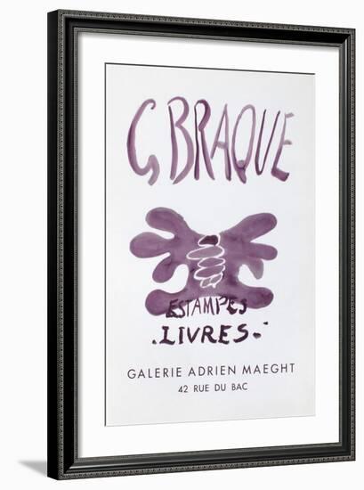 Expo Estampes Livres-Georges Braque-Framed Collectable Print