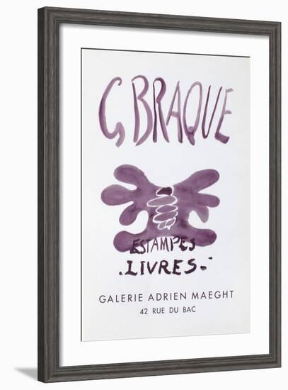 Expo Estampes Livres-Georges Braque-Framed Collectable Print