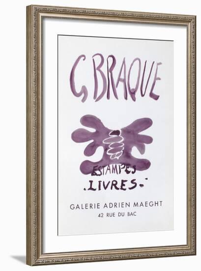 Expo Estampes Livres-Georges Braque-Framed Collectable Print