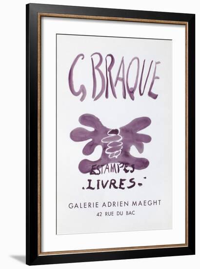 Expo Estampes Livres-Georges Braque-Framed Collectable Print