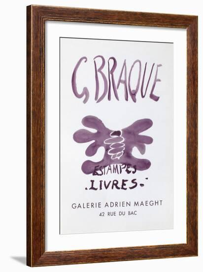 Expo Estampes Livres-Georges Braque-Framed Collectable Print