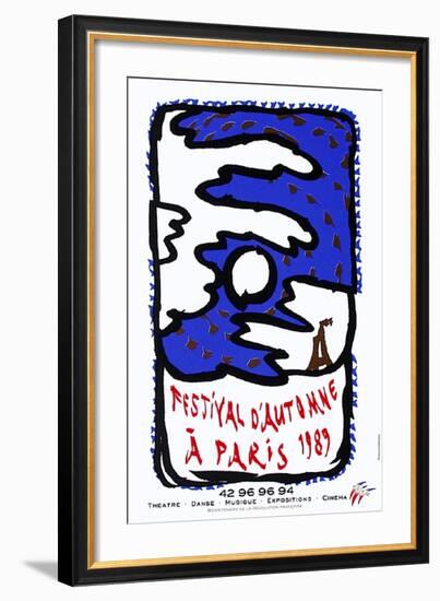 Expo Festival D'Automne-Pierre Alechinsky-Framed Collectable Print