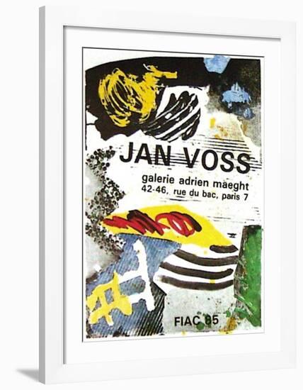 Expo FIAC 85-Jan Voss-Framed Collectable Print