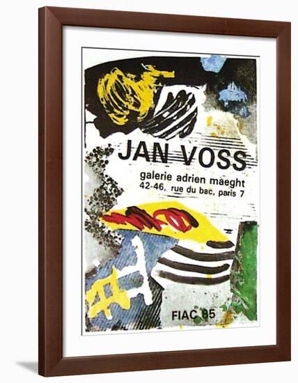 Expo FIAC 85-Jan Voss-Framed Collectable Print