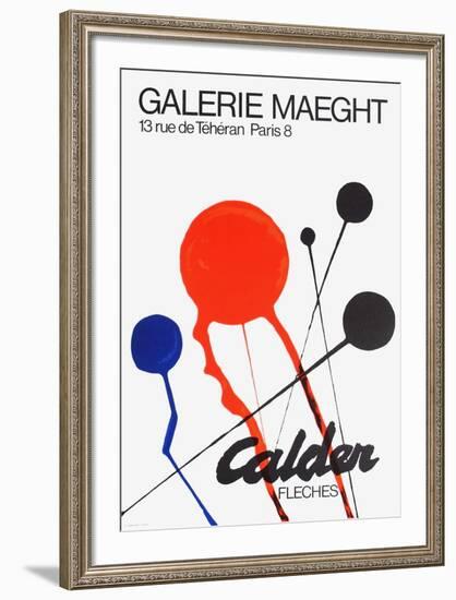 Expo Fleches-Alexander Calder-Framed Collectable Print