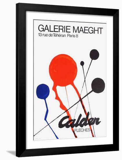 Expo Fleches-Alexander Calder-Framed Collectable Print