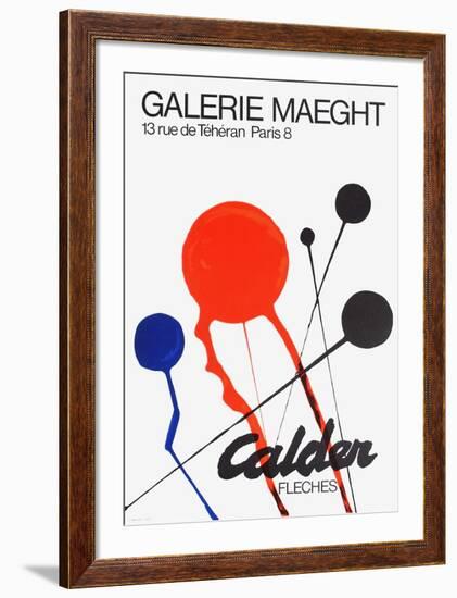 Expo Fleches-Alexander Calder-Framed Collectable Print