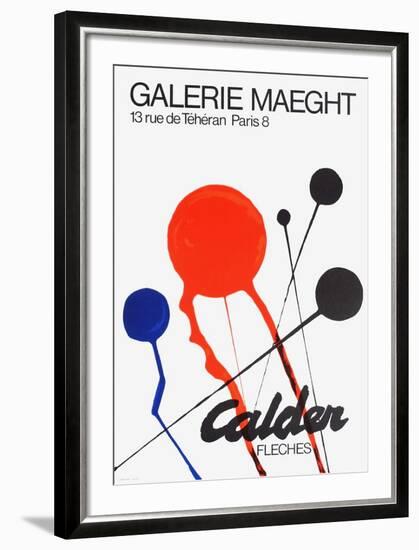 Expo Fleches-Alexander Calder-Framed Collectable Print