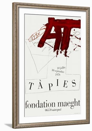 Expo Fondation Maeght-Antoni Tapies-Framed Collectable Print