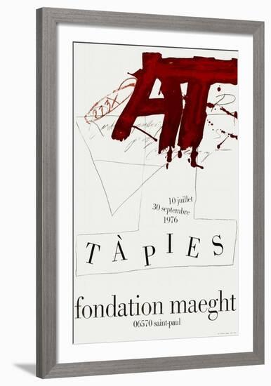 Expo Fondation Maeght-Antoni Tapies-Framed Collectable Print