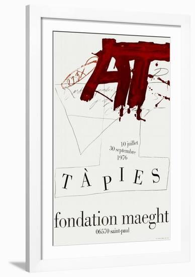 Expo Fondation Maeght-Antoni Tapies-Framed Collectable Print