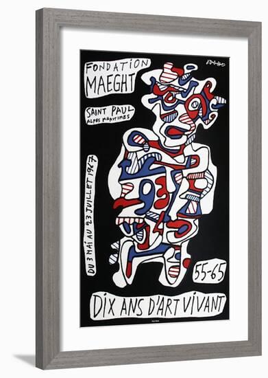 Expo Fondation Maeght-Jean Dubuffet-Framed Premium Edition