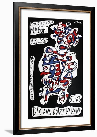 Expo Fondation Maeght-Jean Dubuffet-Framed Premium Edition