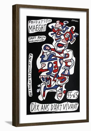 Expo Fondation Maeght-Jean Dubuffet-Framed Premium Edition