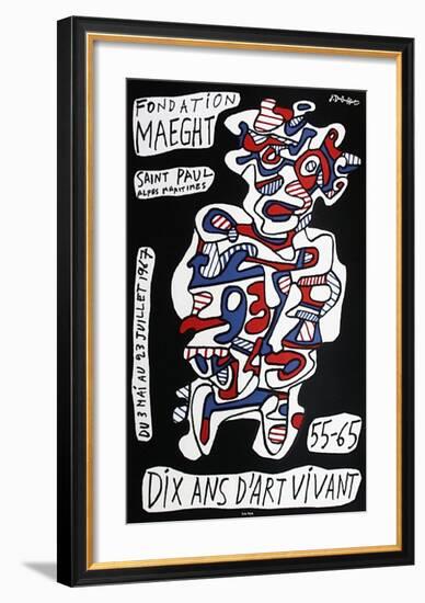 Expo Fondation Maeght-Jean Dubuffet-Framed Premium Edition