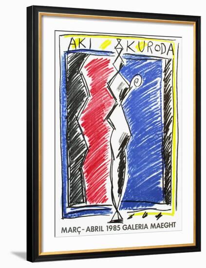 Expo Galeria Maeght 1985-Aki Kuroda-Framed Collectable Print