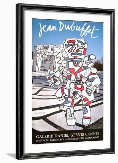 Expo Galerie Daniel Gervis II-Jean Dubuffet-Framed Collectable Print