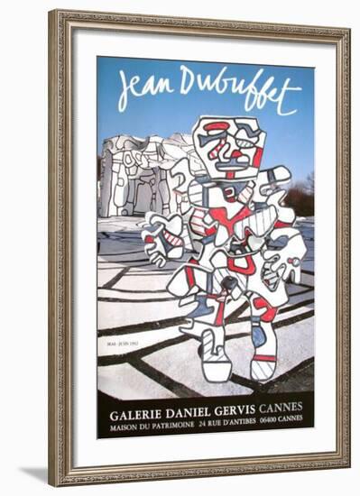 Expo Galerie Daniel Gervis II-Jean Dubuffet-Framed Collectable Print