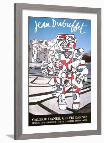 Expo Galerie Daniel Gervis II-Jean Dubuffet-Framed Collectable Print