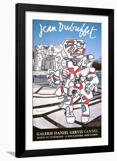 Expo Galerie Daniel Gervis II-Jean Dubuffet-Framed Collectable Print