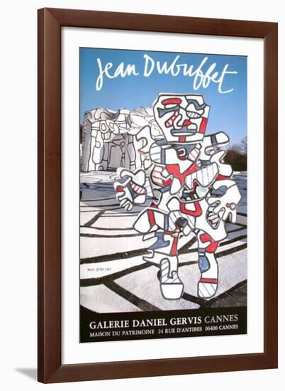 Expo Galerie Daniel Gervis II-Jean Dubuffet-Framed Collectable Print