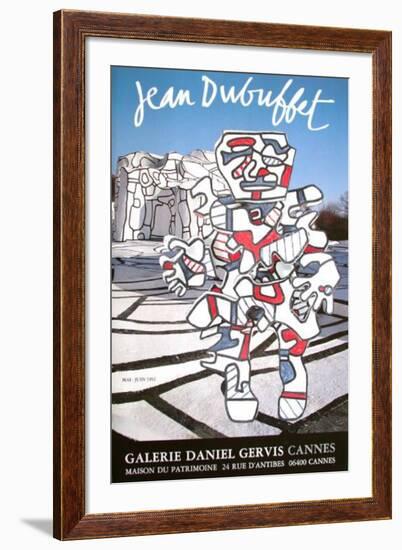 Expo Galerie Daniel Gervis II-Jean Dubuffet-Framed Collectable Print