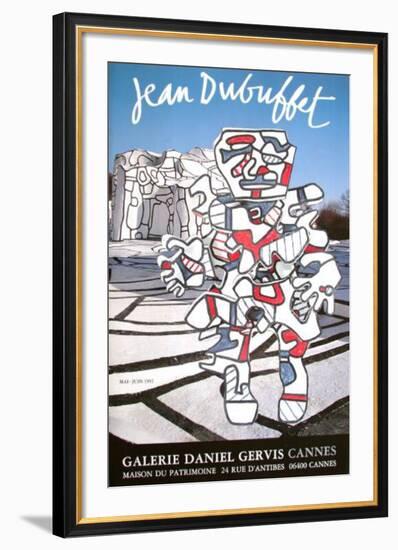 Expo Galerie Daniel Gervis II-Jean Dubuffet-Framed Collectable Print