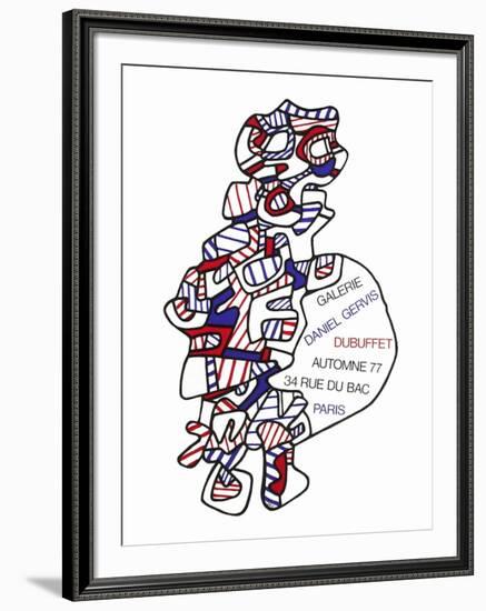 Expo Galerie Daniel Gervis-Jean Dubuffet-Framed Premium Edition