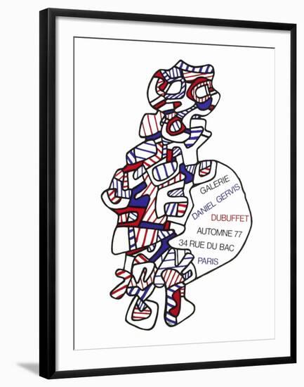 Expo Galerie Daniel Gervis-Jean Dubuffet-Framed Premium Edition