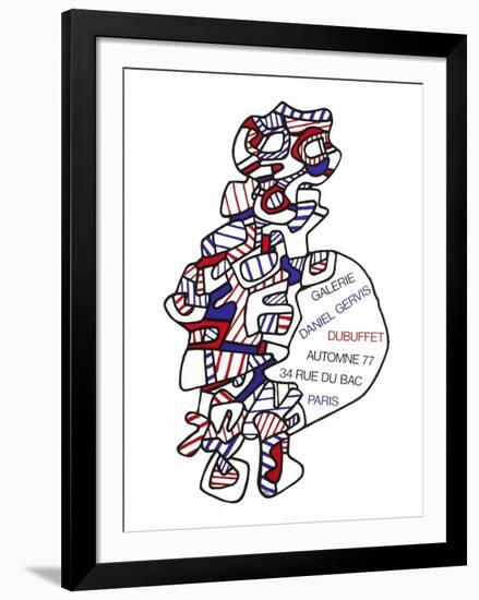 Expo Galerie Daniel Gervis-Jean Dubuffet-Framed Premium Edition