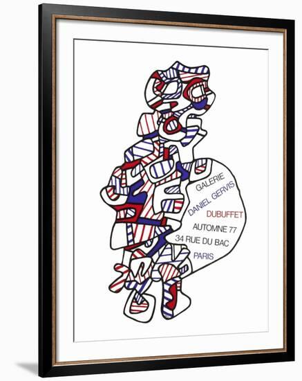 Expo Galerie Daniel Gervis-Jean Dubuffet-Framed Premium Edition