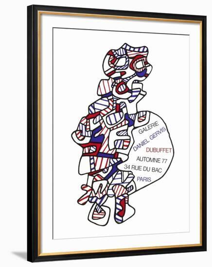 Expo Galerie Daniel Gervis-Jean Dubuffet-Framed Premium Edition