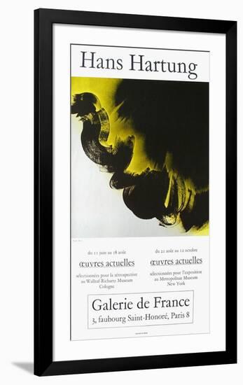 Expo Galerie De France-Hans Hartung-Framed Collectable Print